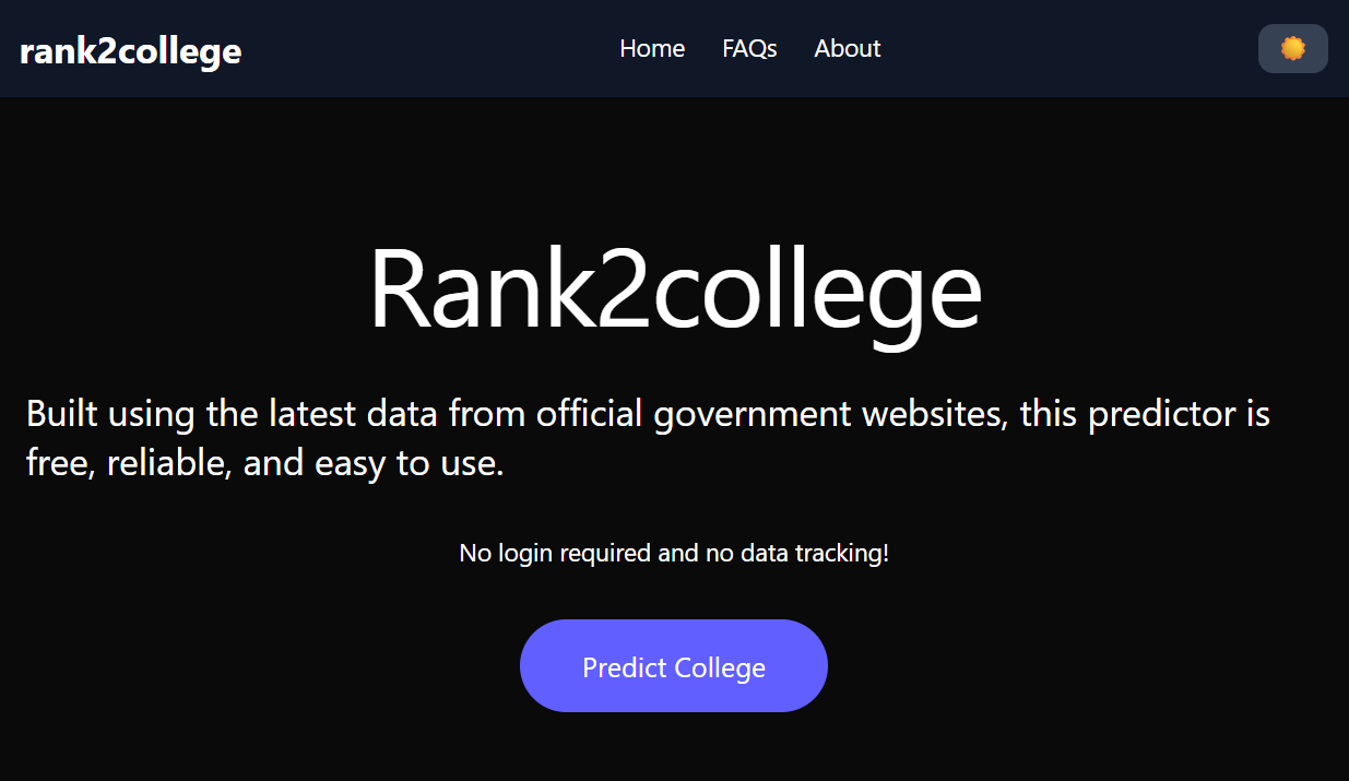 Rank2College